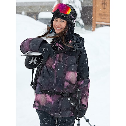 Snowboard Jacket Roxy Gore-Tex Glade true black pansy pansy 2024 - 9