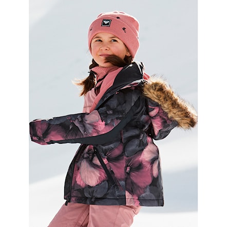 Snowboard Jacket Roxy Jet Ski Girl true black pansy pansy rg 2024 - 9