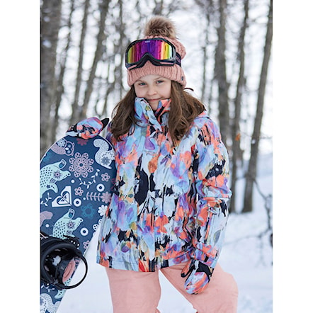 Snowboard Jacket Roxy Jetty Girl true black tenderness 2023 - 1
