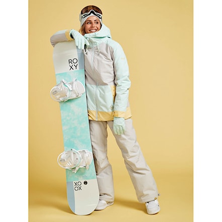 Snowboard Jacket Roxy Ravine Hoodie grey violet 2023 - 15