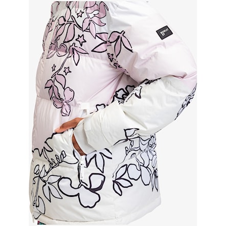 Snowboard Jacket Roxy X Rowley Puffer bright white laurel floral 2024 - 6
