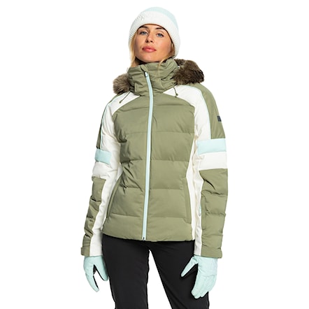 Snowboard Jacket Roxy Snow Blizzard Insulated deep lichen green 2023 - 1