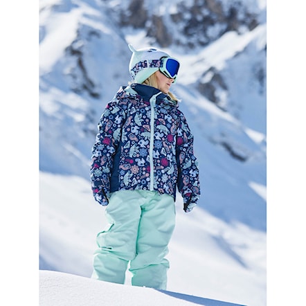 Bunda na snowboard Roxy Snowy Tale medieval blue neo 2023 - 10