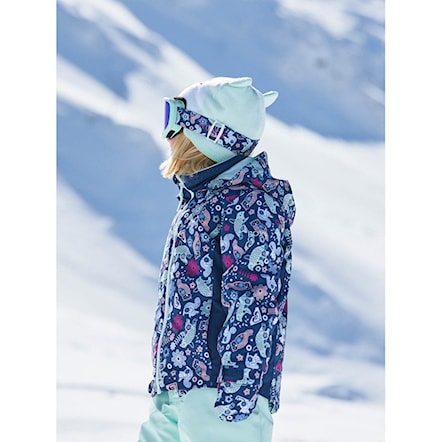 Bunda na snowboard Roxy Snowy Tale medieval blue neo 2023 - 7