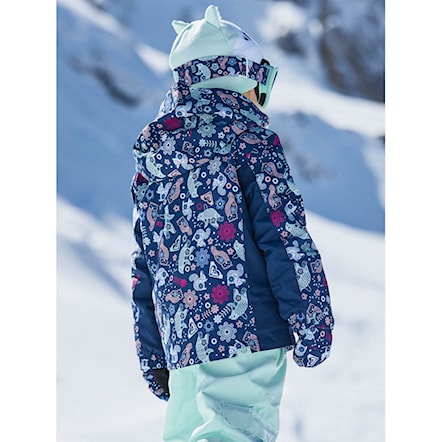 Bunda na snowboard Roxy Snowy Tale medieval blue neo 2023 - 8