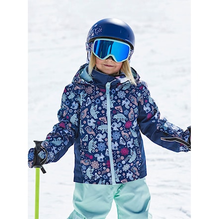 Bunda na snowboard Roxy Snowy Tale medieval blue neo 2023 - 1