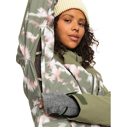 deep Stated Roxy | Zezula Snowboard green lichen Jacket Snowboard nimal