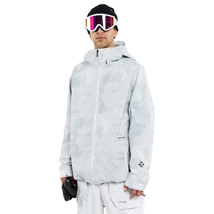 Kurtka snowboardowa Volcom 2836 Ins Jacket white camo 2024 - 1