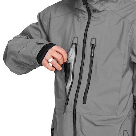 Snowboard Jacket Volcom Guide Gore-Tex Jacket dark grey 2023 - 10
