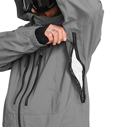 Snowboard Jacket Volcom Guide Gore-Tex Jacket dark grey 2023 - 11