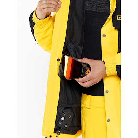 Snowboard Jacket Volcom Longo Gore Jacket bright yellow 2024 - 8