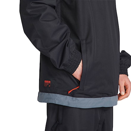 Snowboard Jacket Volcom Longo Pullover black 2023 - 5