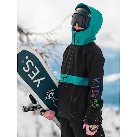 Snowboard Jacket Volcom Wms Ashfield Pullover black 2024 - 11