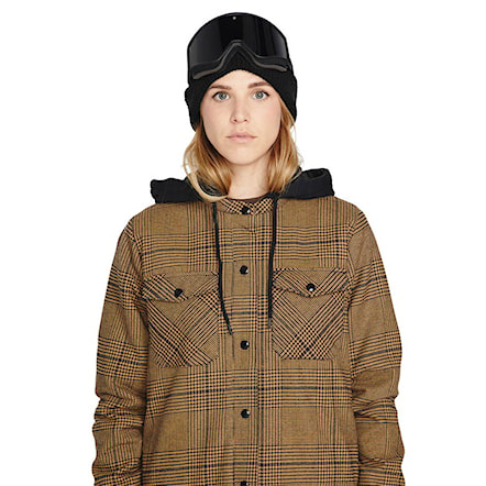 Snowboard Jacket Volcom Wms Hooded Flannel caramel 2023 - 8