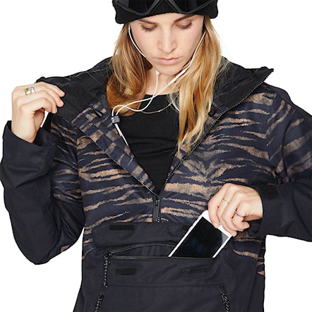 Snowboard Jacket Volcom Wms Mirror Pullover tiger print 2023 - 7
