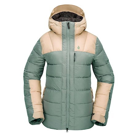 Bunda na snowboard Volcom Wms Puffleup Jacket lichen green 2025 - 2