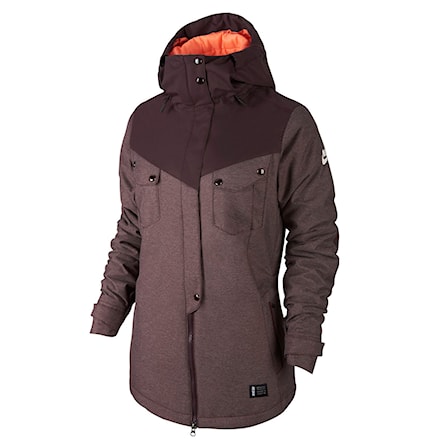 Snowboard Jacket Nike SB Soho deep burgundy/ivory 2015 - 1