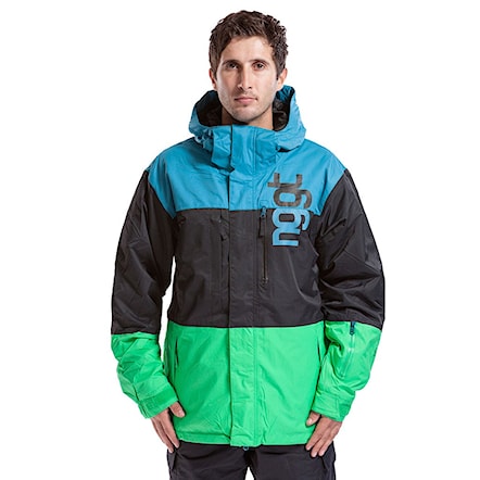 Kurtka snowboardowa Nugget Alaska Ins blue/black/green 2015 - 1