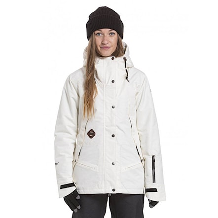 Snowboard Jacket Nugget Anja 5 linen white 2021 - 1