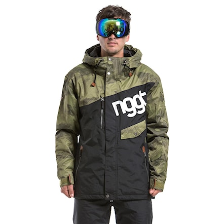 Snowboard Jacket Nugget Challanger debris army/black 2018 - 1