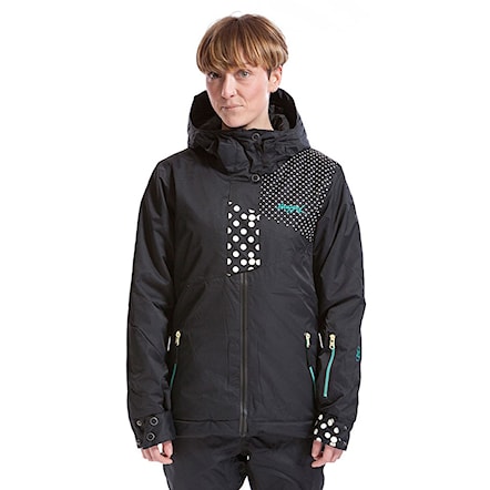 Snowboard Jacket Nugget Dotty Ins black 2015 - 1