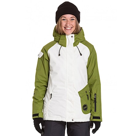 Snowboard Jacket Nugget Fiesta Reborn green calla/linen white 2021 - 1