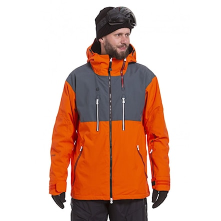 Snowboard Jacket Nugget Kestrel lead grey/orange 2021 - 1
