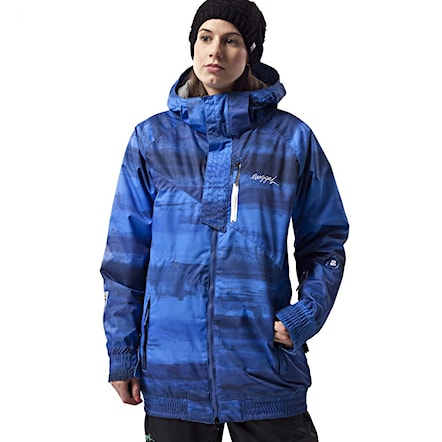 Snowboard Jacket Nugget Medley Ins water stripe blue 2014 - 1