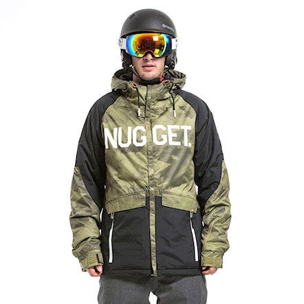 Kurtka snowboardowa Nugget Scalar debris army/black 2018 - 1