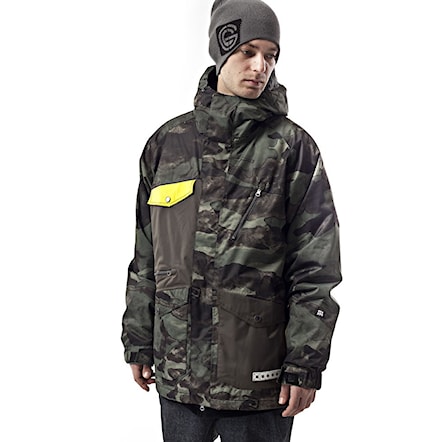 Snowboard Jacket Nugget Stalker Ins woodland camo/brown 2014 - 1