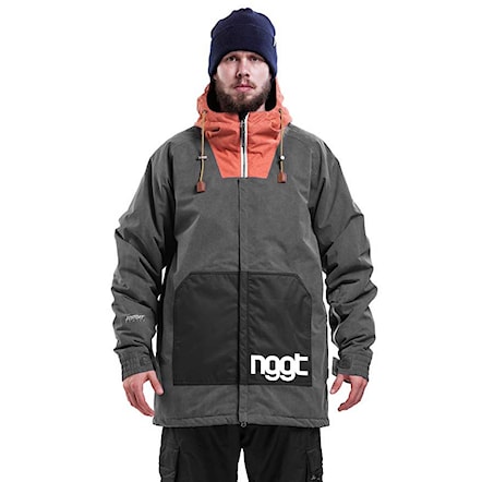 Kurtka snowboardowa Nugget Thor grey/orange/black 2016 - 1