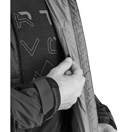 Technical Jacket ORTOVOX Swisswool Zinal Jacket black raven 2024 - 5