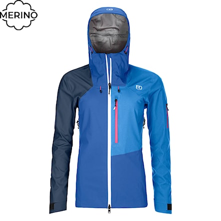 Technical Jacket ORTOVOX Wms Ortler just blue 2021 - 1