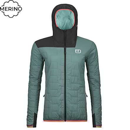 Sports Jacket ORTOVOX Wms Swisswool Piz Badus Jacket arctic grey 2024 - 1
