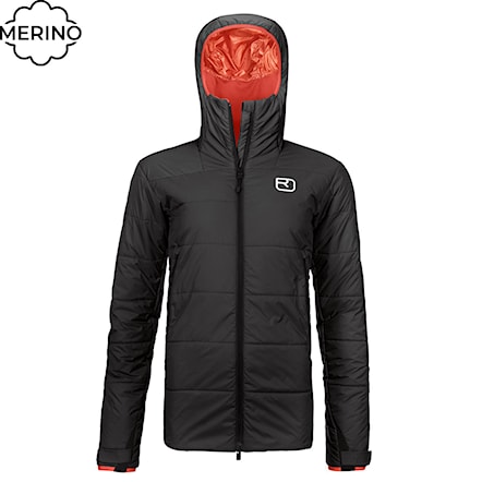 Sports Jacket ORTOVOX Wms Swisswool Zinal Jacket black raven 2024 - 1