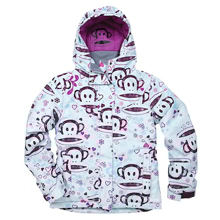 Snowboard Jacket Paul Frank Julius Sketch Insulated lt.plum julius sketch 2013 - 1