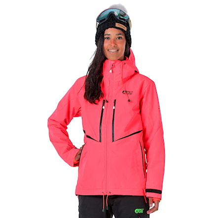 Snowboard Jacket Picture Exa neon pink/black 2017 - 1