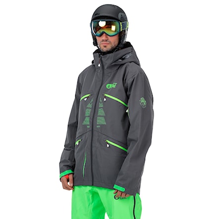 Snowboard Jacket Picture Welcome 4 anthracite 2017 - 1