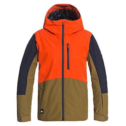 Snowboard Jacket Quiksilver Ambition Youth pureed pumpkin 2021 - 1