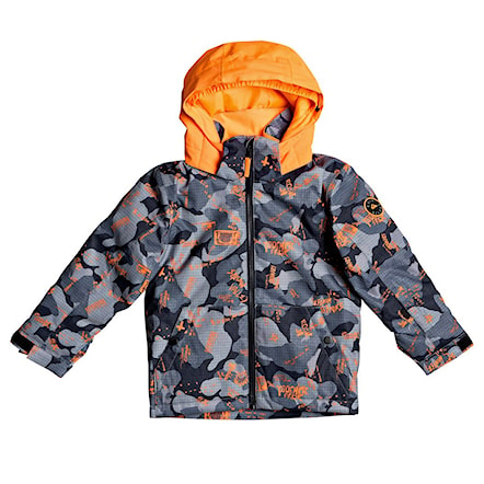 Snowboard Jacket Quiksilver Little Mission Kids shocking orange wichita 2021 - 1
