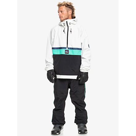 Snowboard Jacket Quiksilver Steeze snow white 2023 - 10