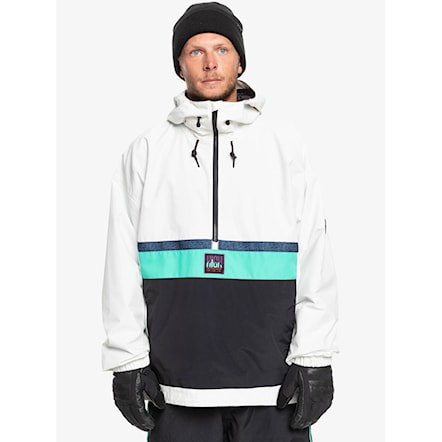 Snowboard Jacket Quiksilver Steeze snow white 2023 - 2