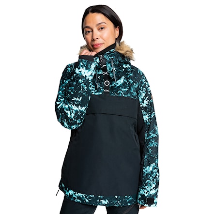 Snowboard Jacket Roxy Shelter true black akio 2022 - 1