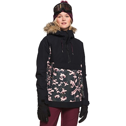 Snowboard Jacket Roxy Shelter true black poppy 2020 - 1