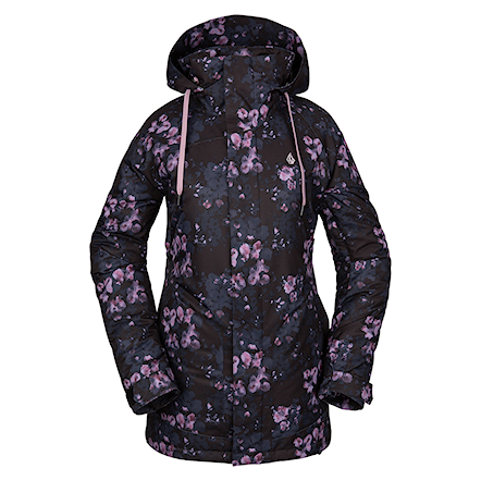 Snowboard Jacket Volcom Westland Ins black floral print 2020 - 1