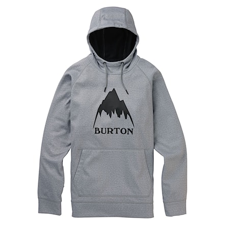 Technical Hoodie Burton Crown Bonded Pullover grey heather 2020 - 1