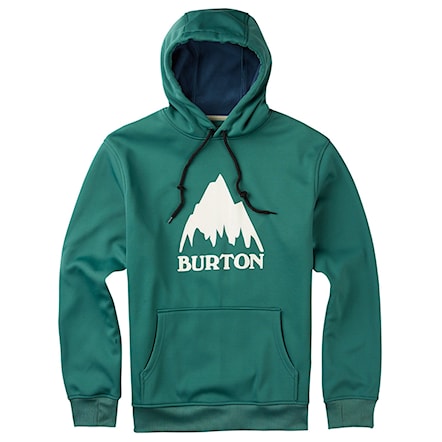 Technical Hoodie Burton Crown Bonded Pullover sea pine Snowboard Zezula