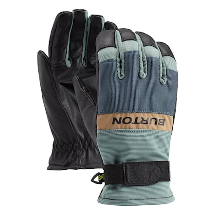 Snowboard Gloves Burton Daily Leather Glove trellis/dark slate 2021 - 1