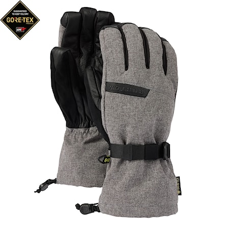 Snowboard Gloves Burton Deluxe Gore grey heather 2024 - 1