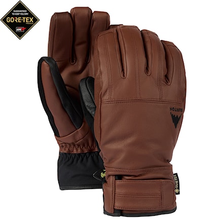 Snowboard Gloves Burton Gondy Gore Leather brown 2023 - 1